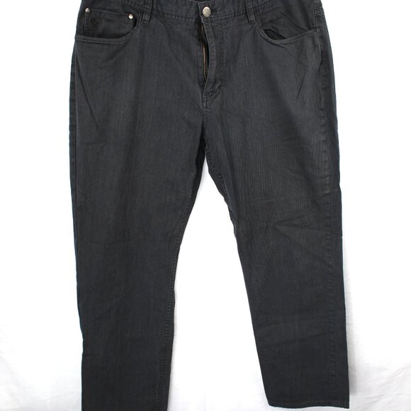 English Laundry Brixton Men's Size 38x30 Charcoal Gray Straight Leg Jeans - Picture 2 of 13